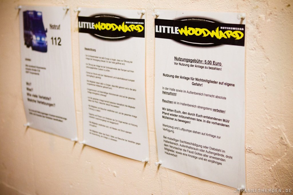 Regeln in Little Woodward