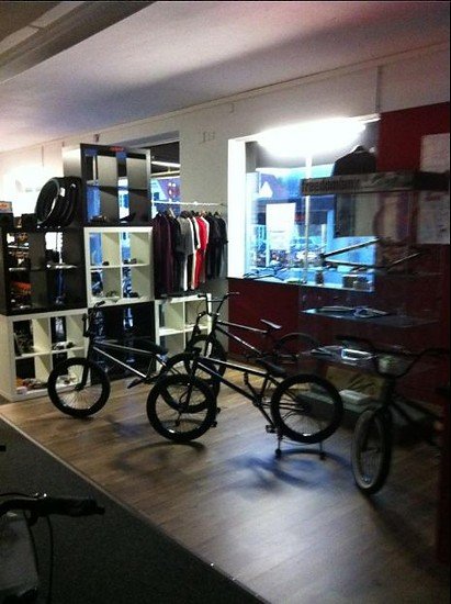 BMX corner in da shop