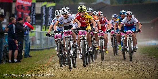 130914 NOR Hafjell XC U23w JuniorsW Wiedenroth start by Maasewerd