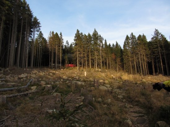 den Pfarrstieg runter