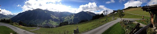 Panoramabild  von der Hütte auf Reiterkogel
