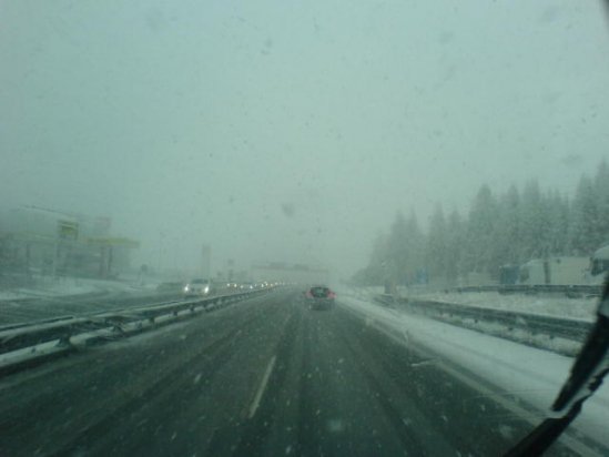 Wintereinbruch bei Sterzing