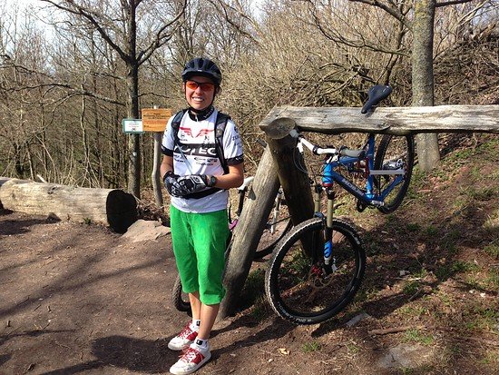 right before the run