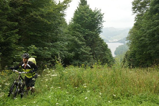 Schiebepassage an der Odertalsperre