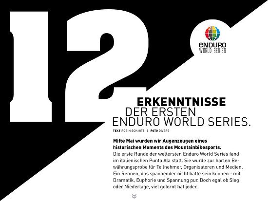 Erkenntnisse der ersten Enduro World Series