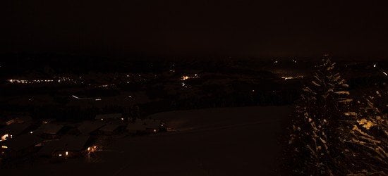 Bregenzer Wald bei Nacht