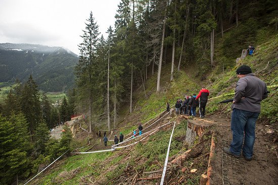 Neubau - dieser Streckenabschnitt ist neu für die Teilnehmer