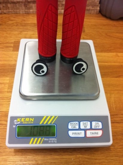 Ergon GA1 Evo Gewicht