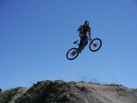 Whip-Versuch in Livigno