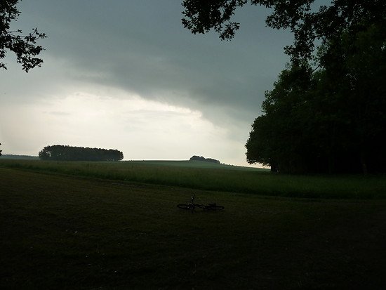die unwetterzelle kommt !