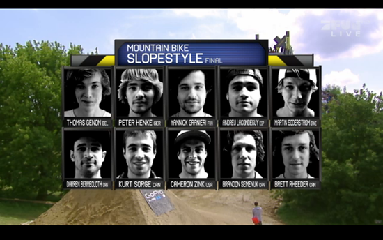 Starterfeld X Games Slopestyle München