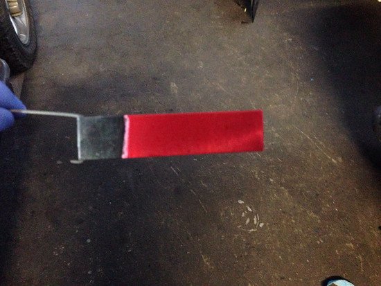 Fertiges Probestück