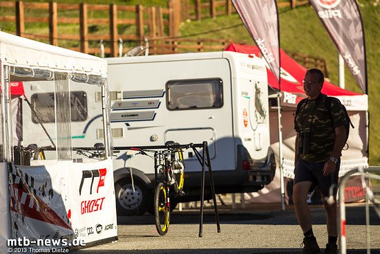 Das Bike von Johannes Fischbach.