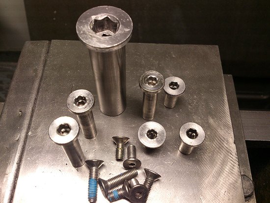 verschrammte Schrauben