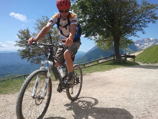 Prima sosta rifugio Sibilla/Erster halt beim Rifiugio Sibilla