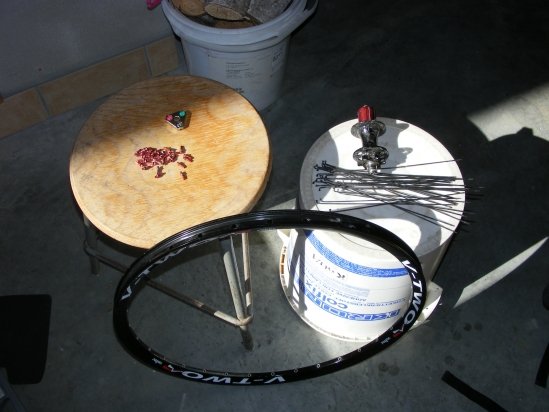 Hinterrad umspeichen