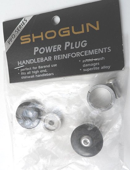 Shogun PowerPlug Handlebar Reinforcements black NOS-NIB