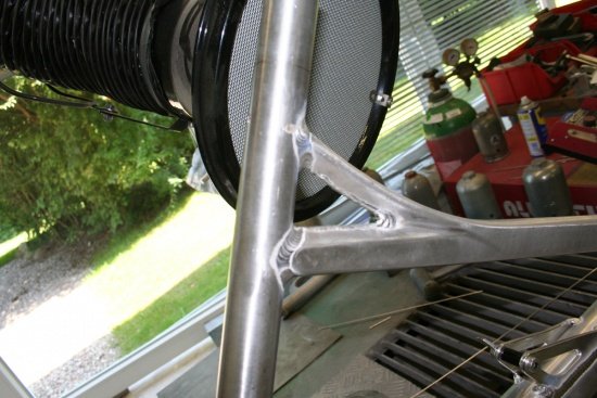 Das hydrogeformte Oberrohr entleiht das ICB bei seinem kleinen Bruder Drift. 