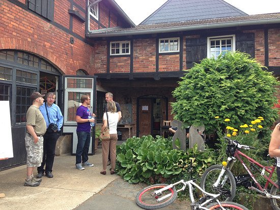customers - right before the tombola