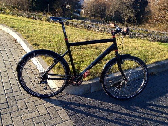 Unischlampe mit Big Apple