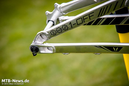 Typisch Devinci: der Split-Pivot-Hinterbau