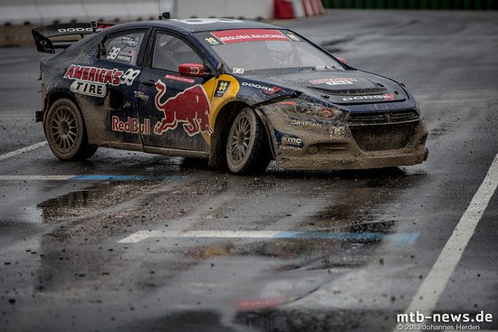 Bryce Menzies hatte Pech mit seiner Felge