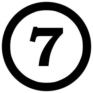 7NumberSevenInCircle
