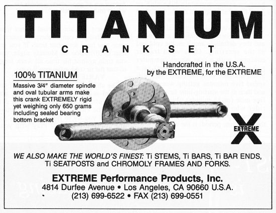 Extreme Ad Titanium Parts