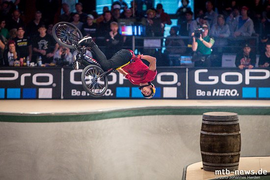 Fetter Flair vom späteren Gewinner Daniel Dhers