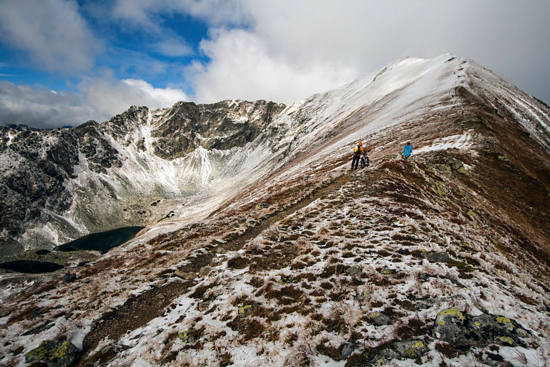 ...nur Juraj und Peter kletterten bis zum Gipfel.