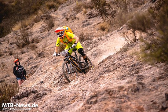 Der Spanier und bald Wahldeutsche Iago Garay auf dem Weg zu Platz 6.