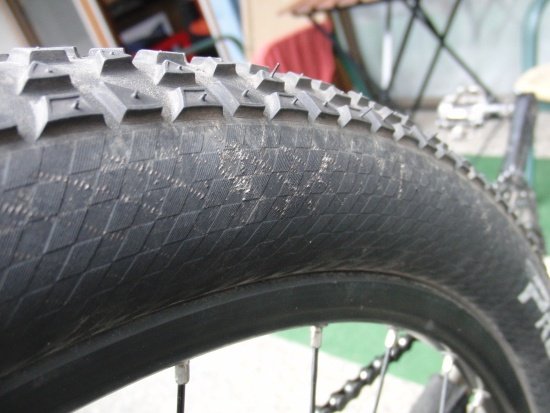 Continental Race King Protection nach 300km 