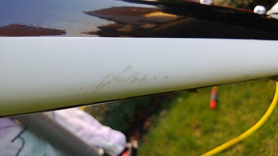 Unterrohr, linke Seite