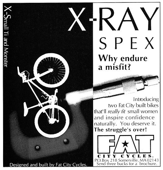 Fat City Cycles Ad X-Ray Spex