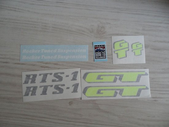 GT RTS-1 Decals