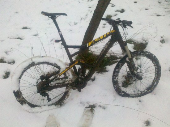 Schneeperformance ;)