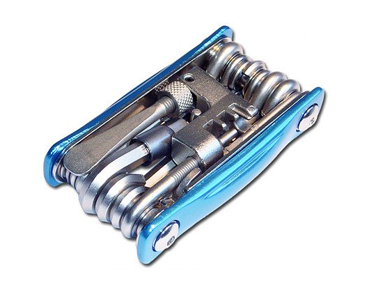 Multitool blau, 20 Funktionen