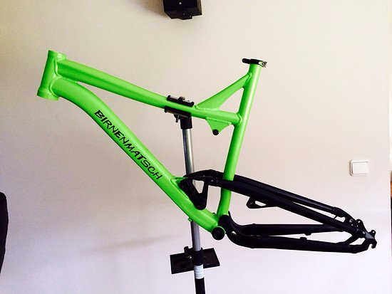 Rahmen wieder zusammengesetzt