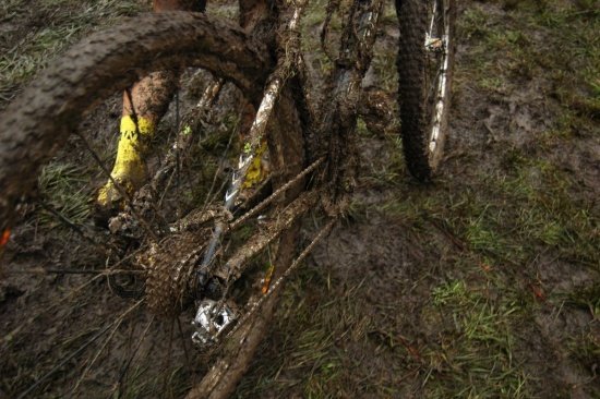 Das Rad von Marco Fontana spricht Bände