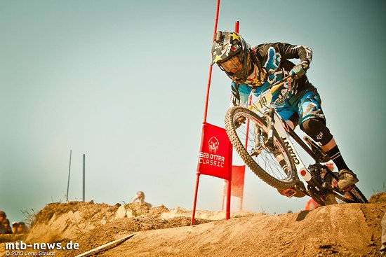 Danny Hart warf weniger Whips über die Sprünge. &quot;Mo serious racing.&quot;