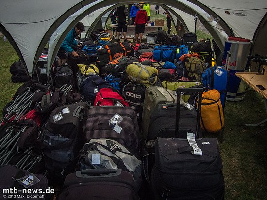 Nach der morgendlichen Gepäckabgabe