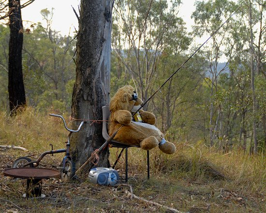 the real aussi bush biker (irgendwo in der Einöde 100km von der nächsten Stadt entfernt)