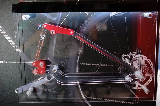 Der Riot-Hinterbau im Modell