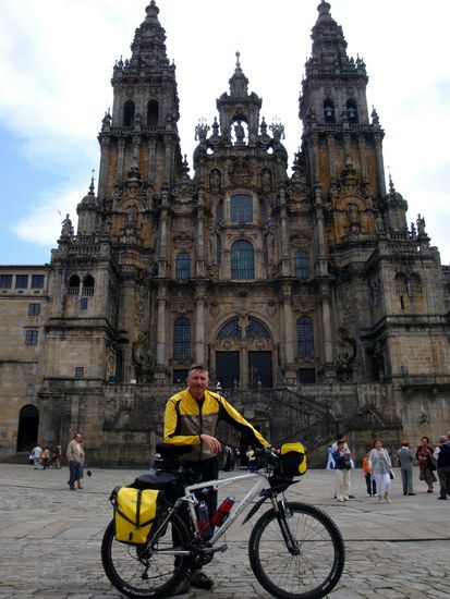 am Ziel in Santiago de Compostela