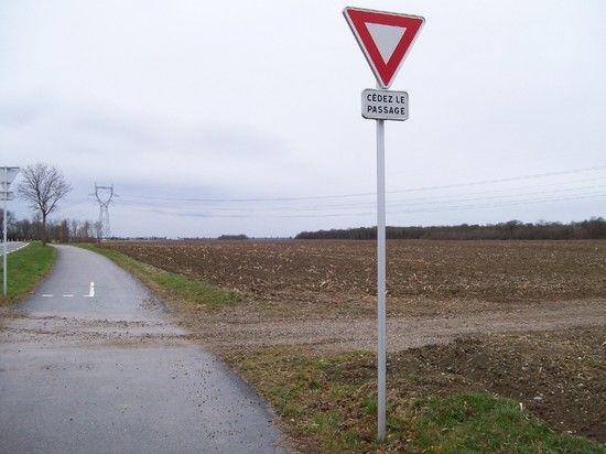 Feldweg-Vorfahrt