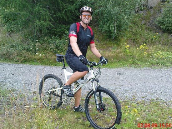 Robert mit neuem Bike