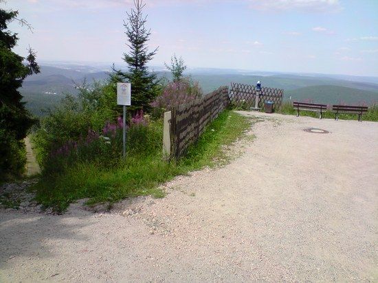 nur dieser Weg führt nach unten^^ (Auersberg 1019 m &quot;Erzgebirge;)