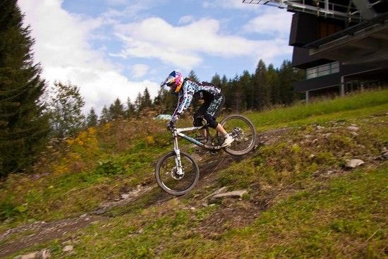 Rachel Atherton in Schladming