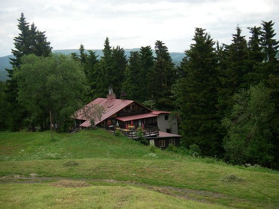 Baude auf dem böhmischen Plessberg 