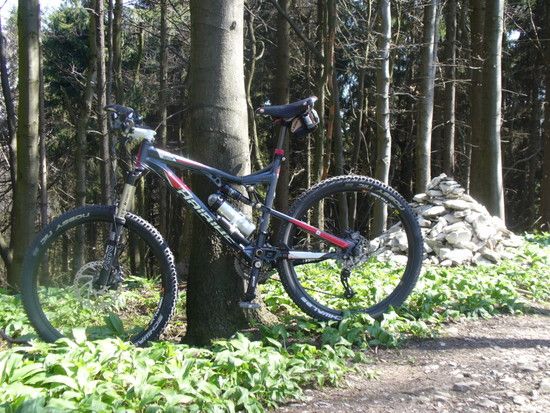Mein Bike auf dem Hermannsweg im Teuto